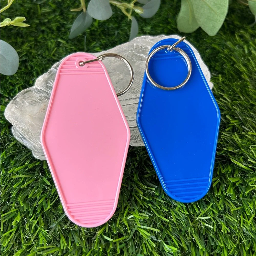 Two Custom Made Key Chain Bag Charms NWOT